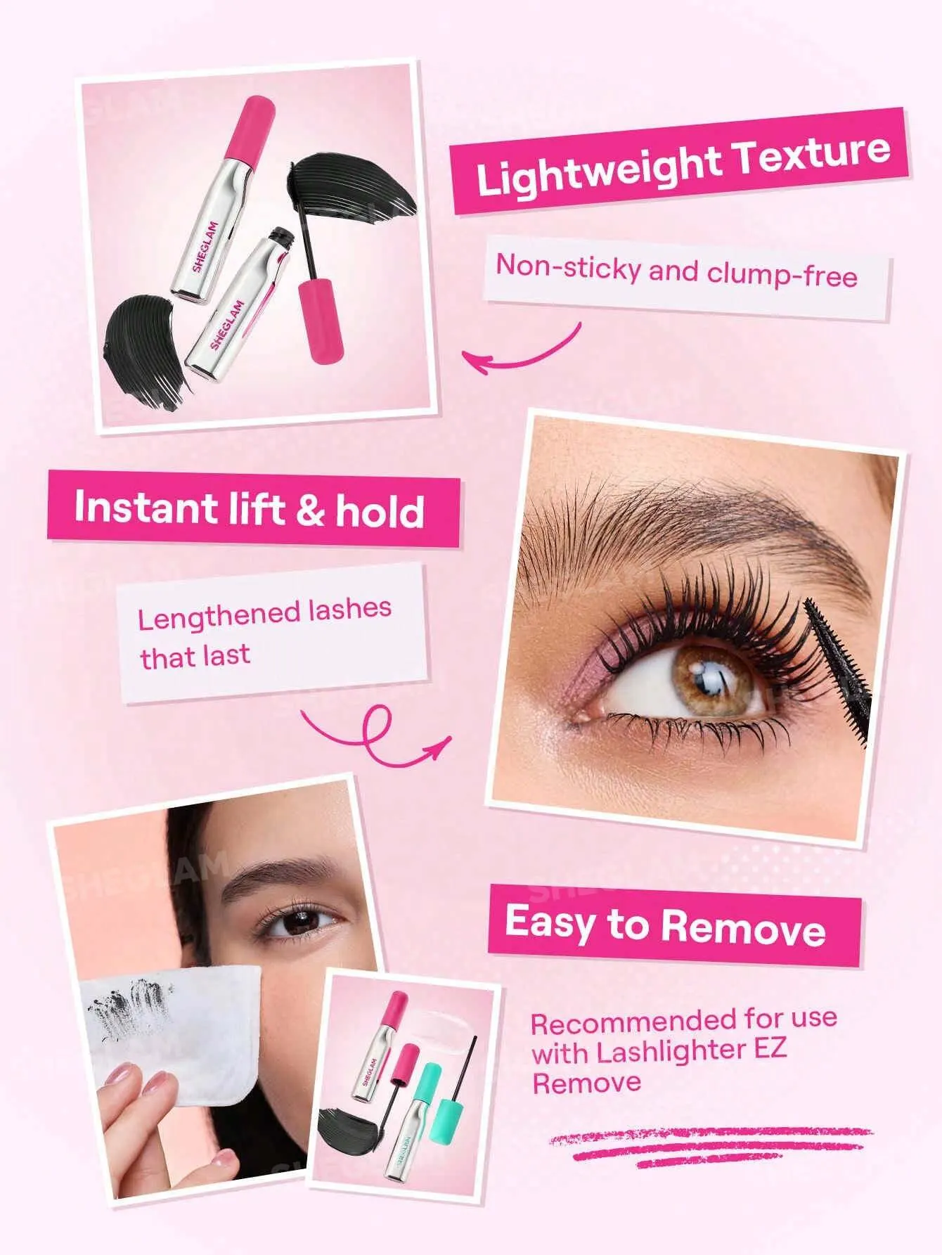 Lashlighter  & ماسكرا شيجلام 4D